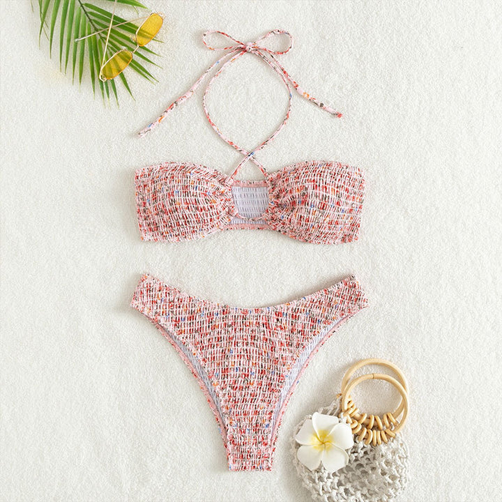 Damen Bandeau-Bikini-Set mit kreativen Bindemöglichkeiten Drune