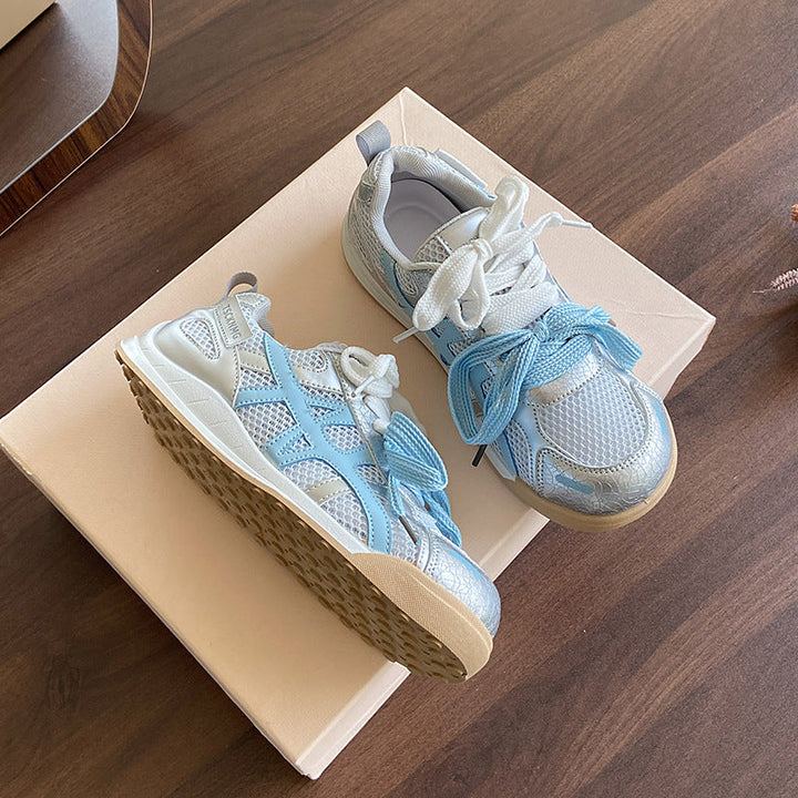 Damen Sportliche Netz-Sneaker mit atmungsaktiver Oberseite Drune