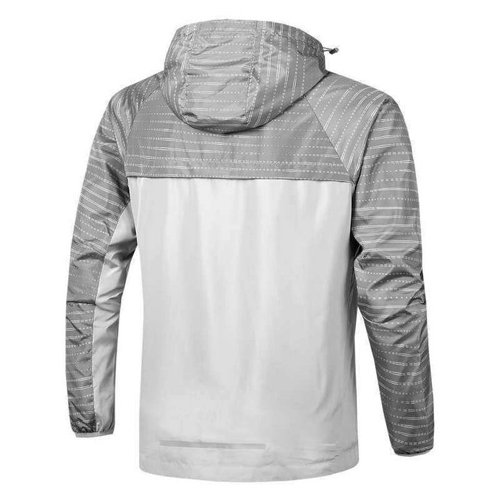Herren Wasserabweisende Sportjacke mit Kapuze Drune