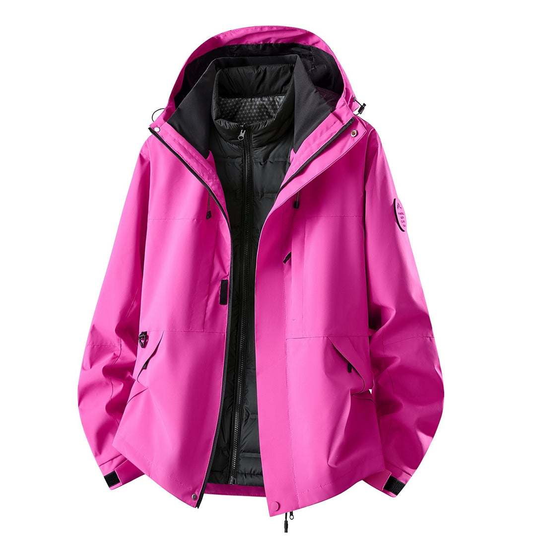 Damen Multifunktionale Outdoorjacke mit herausnehmbarer Stepp-Innenjacke Drune