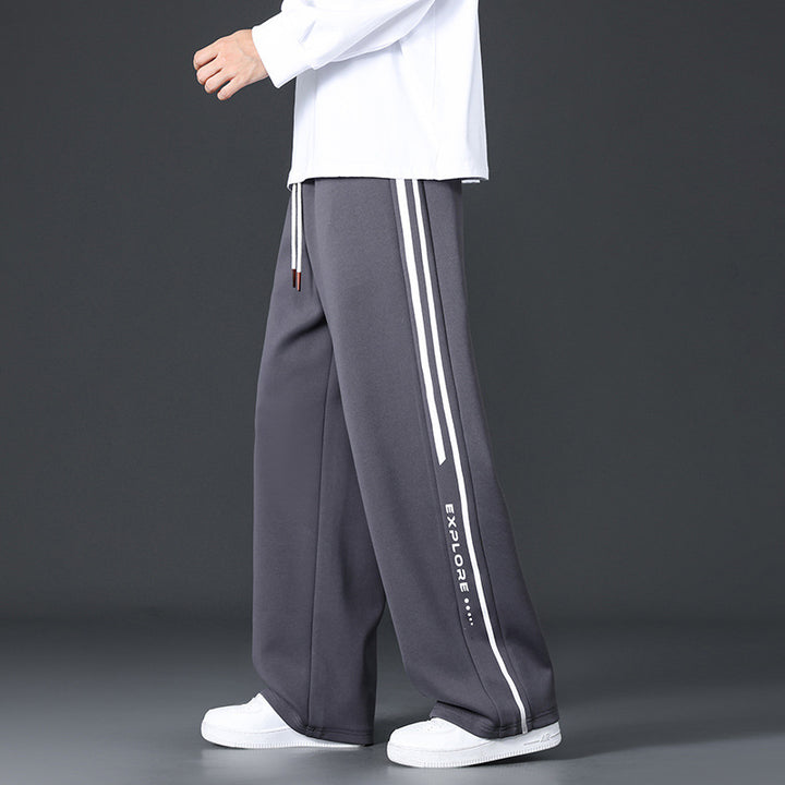 Herren Bequeme Sport-Hose mit seitlichen Streifen