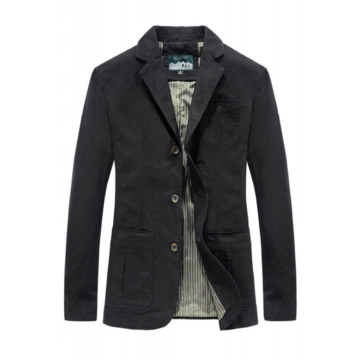 Herren lässiges Baumwollblazer Drune