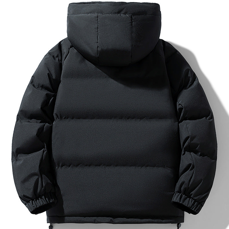 Herren Wattierte Urban-Thermojacke mit gesteppter Optik, hohem Stehkragen und Utility-Taschen Drune