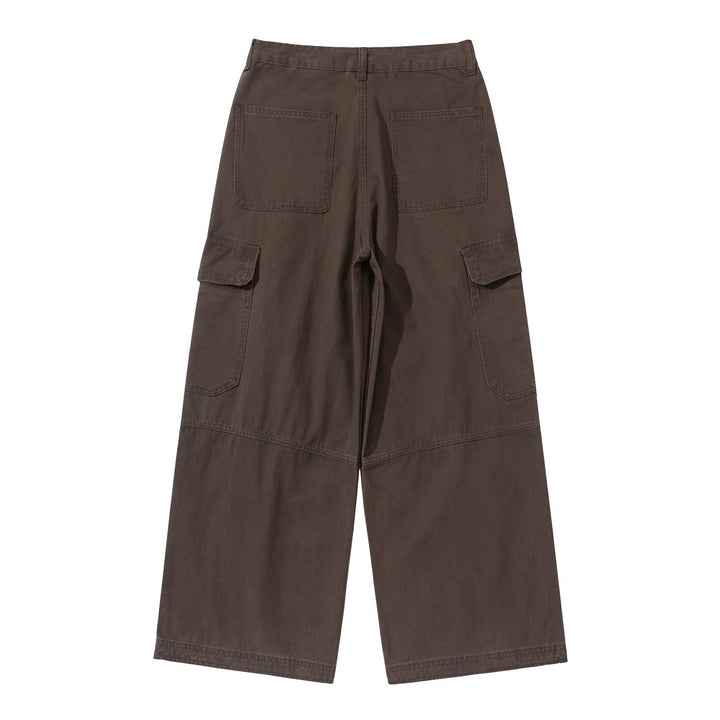 Damen Hochgeschnittene Cargo‑Culotte im Workwear‑Look mit Kellerfalten und Klappentaschen Drune