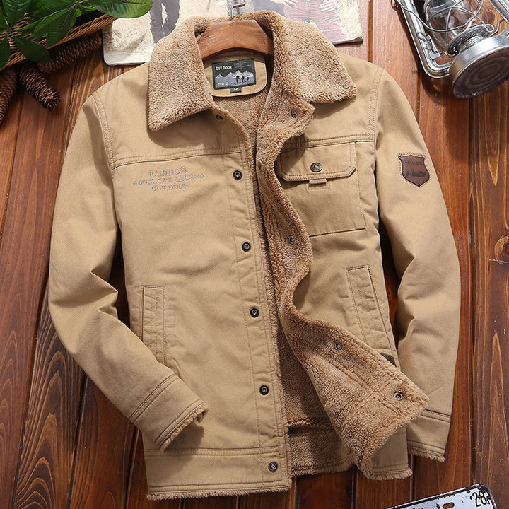 Herren Robuste Outdoor-Jacke mit Fleece-Innenfutter Drune