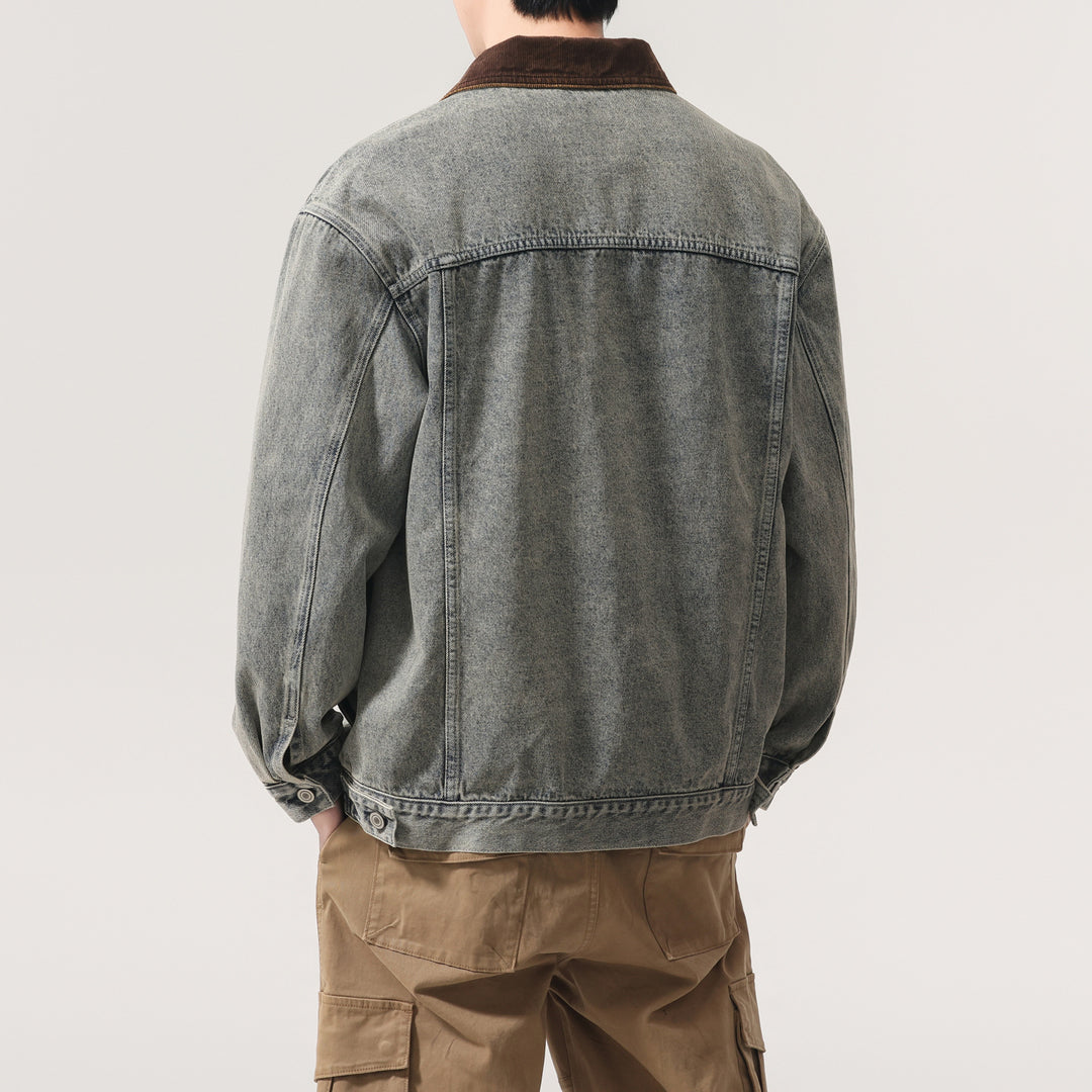 Herren Designer Jeansjacke Drune