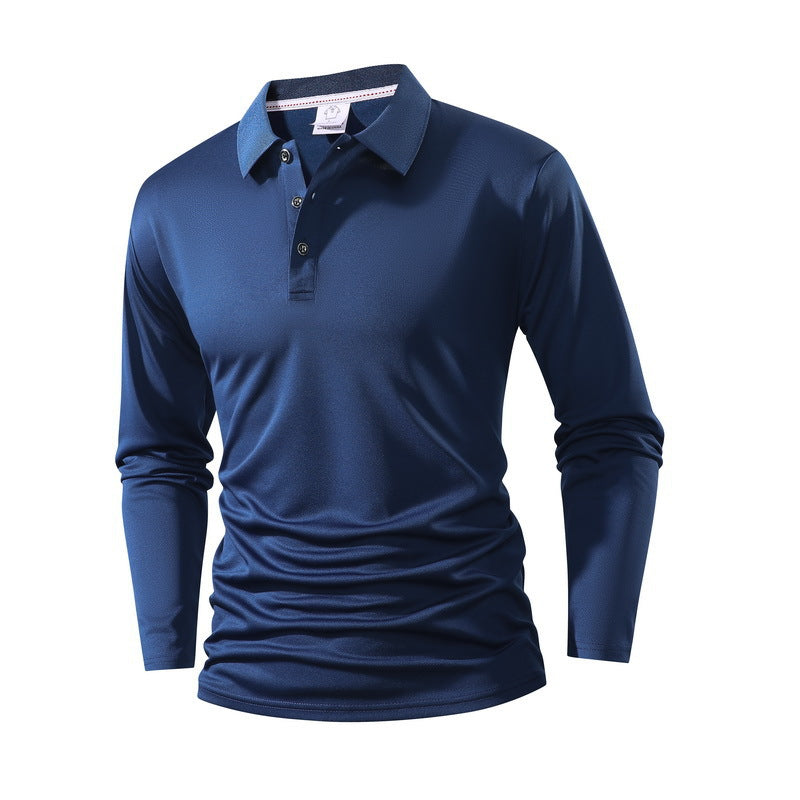 Herren Langarm Poloshirt Drune