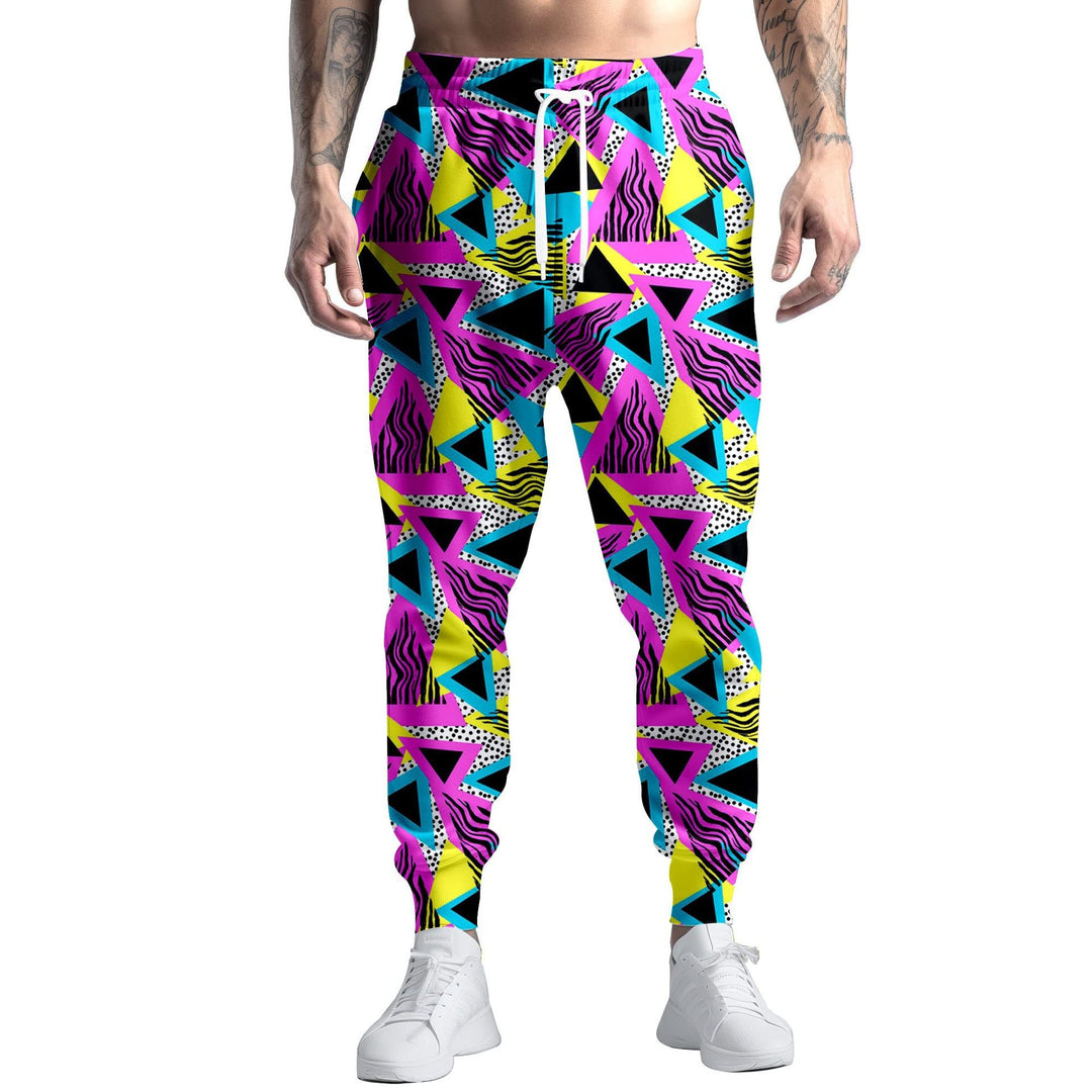 Herren Sportliche Jogginghose mit kreativem Mustermix Drune