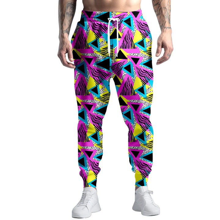 Herren Sportliche Jogginghose mit kreativem Mustermix Drune