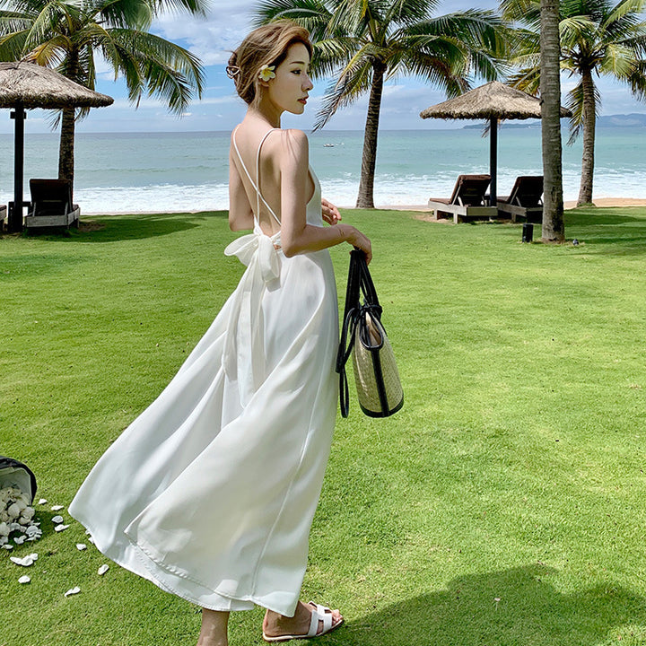 Drune | Stylisches Träger-Midi-Kleid