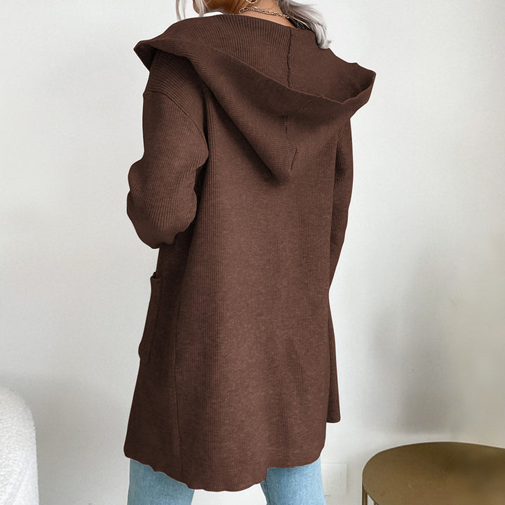 Damen Lässiger Strickmantel Drune