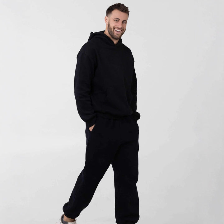 Damen nan lässige Sweatpants mit hohem Bund, seitlichen Eingrifftaschen und elastischen Bündchen Drune