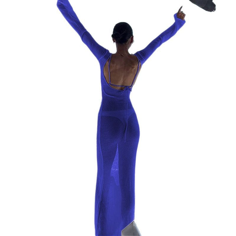 Damen elegantes, figurbetontes Abendkleid Drune