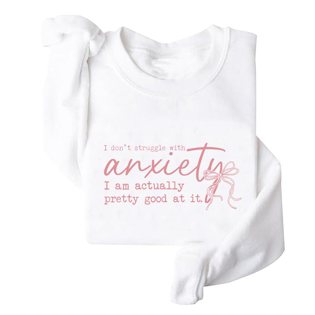 Damen Sweatshirt mit motivierender Botschaft und kreativem Design Drune
