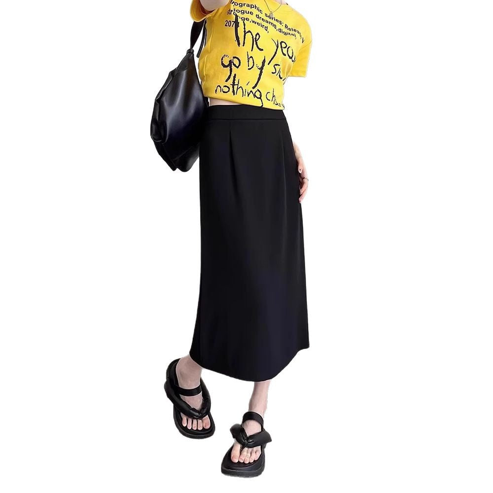 Damen Elegante und fließende Maxirock Drune