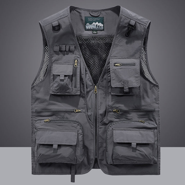 Herren Multifunktionale Angler- und Fotoweste Drune