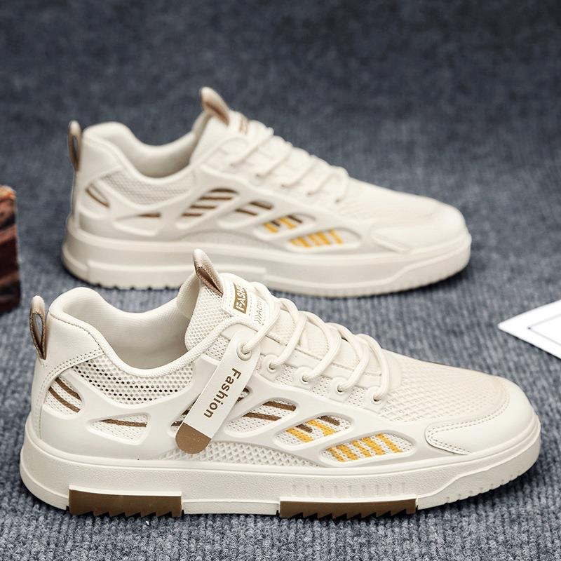 Damen Atmungsaktive Freizeitsneaker mit flexiblem Mesh-Obermaterial und rutschfester Sohle Drune