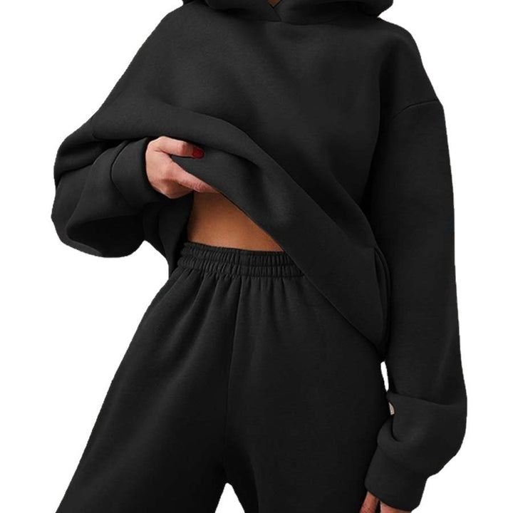 Damen Bequemes und stylisches Sweatshirt-Hosen-Set Drune