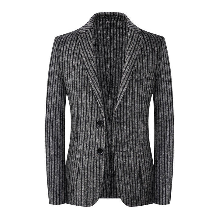 Herren stilvolle gestreifte Blazer Drune
