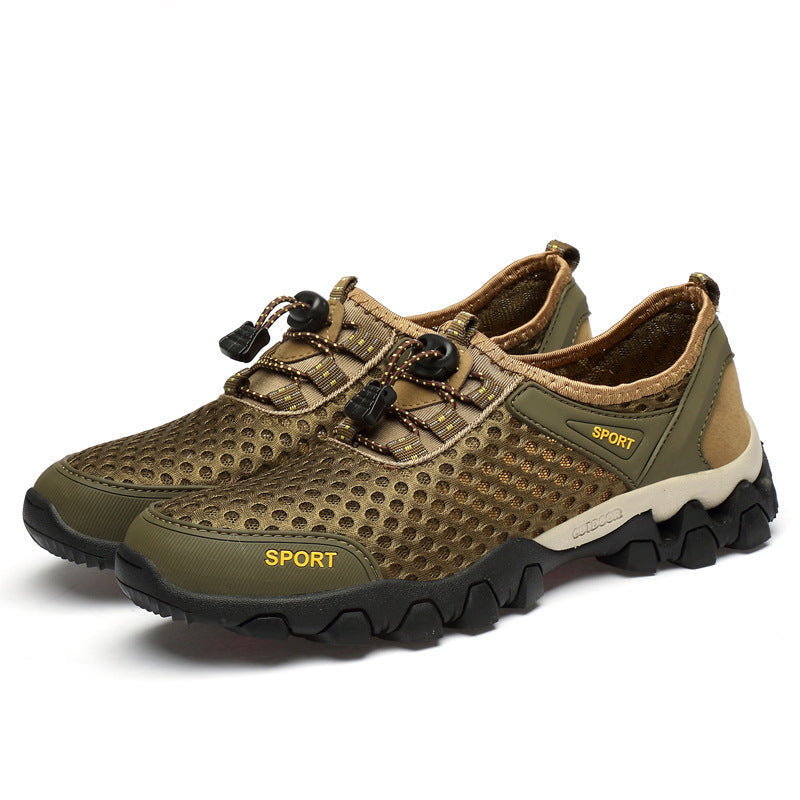 Herren Atmungsaktive Outdoor-Sportschuhe mit rutschfester Sohle Drune