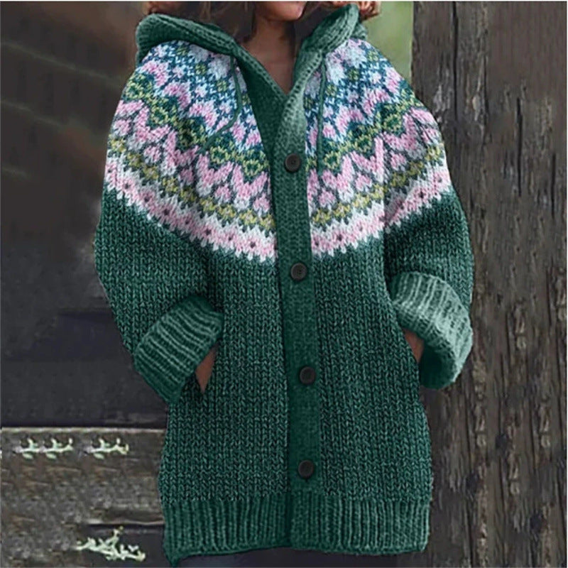 Drune | Streifenmuster-Cardigan