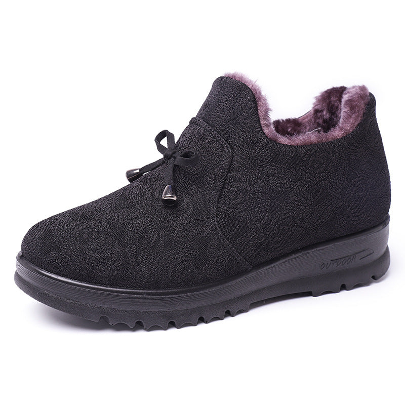 Damen Warme und modische Hausschuhe mit floralem Design Drune