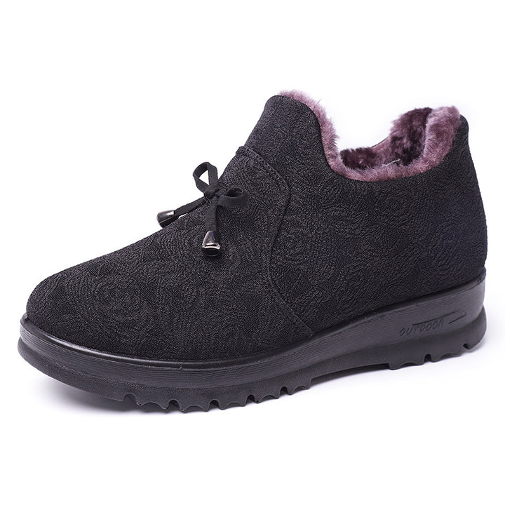 Damen Warme und modische Hausschuhe mit floralem Design Drune