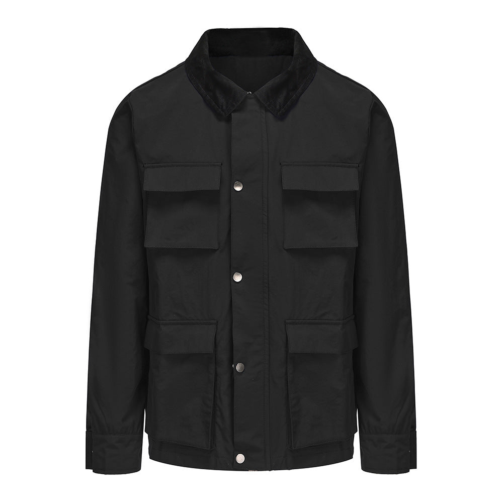 Herren funktionale Utility-Jacke mit praktischen Taschen Drune