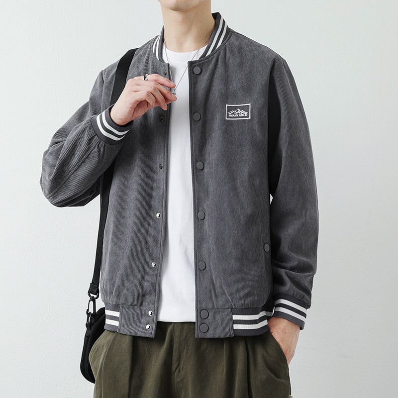 Herren stylische Cordjacke Drune