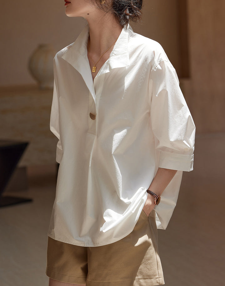 Damen Elegante und luftige Bluse mit modernem Schnitt Drune