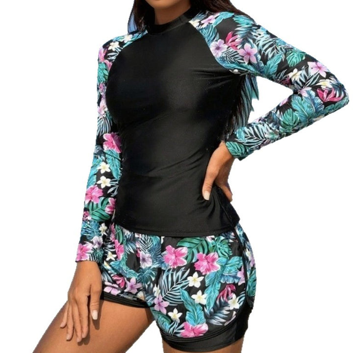 Damen UV-Schutz Surfanzug mit floralem Design Drune