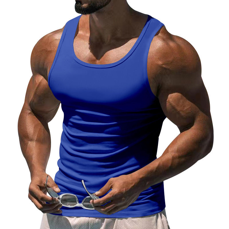 Herren Atmungsaktives Sport-Tanktop mit körperbetontem Schnitt Drune
