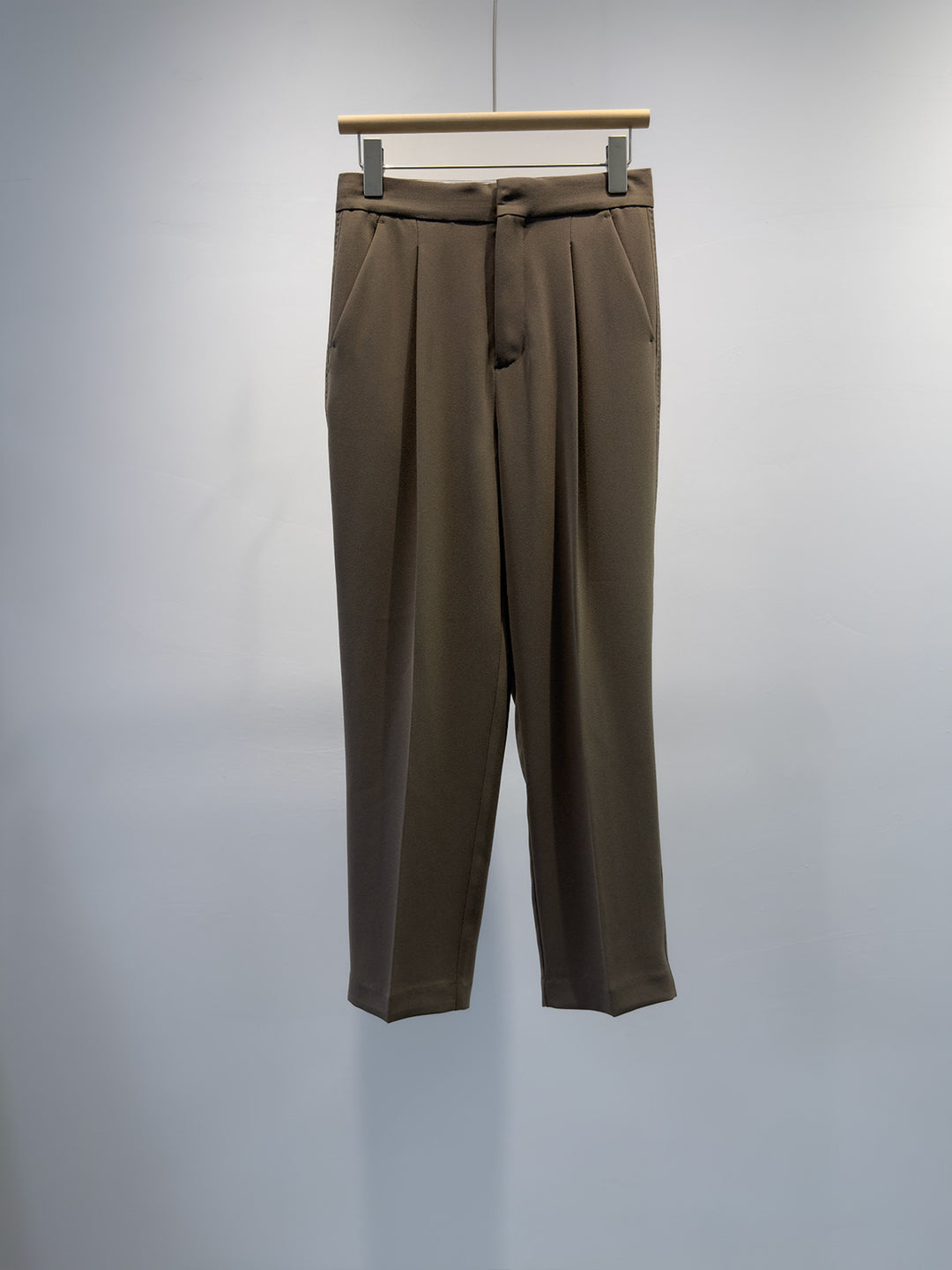 Damen Tailored Plissierte Hose Drune