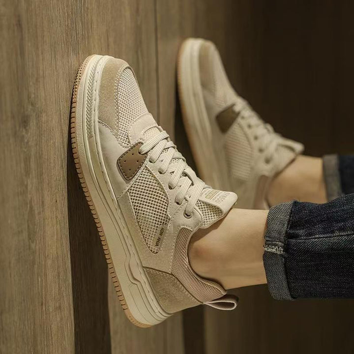 Damen Atmungsaktive Freizeit Sneakers mit rutschfester Sohle und gepolstertem Fußbett Drune