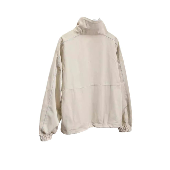 Damen Modische Freizeitjacke mit hohem Kragen Drune