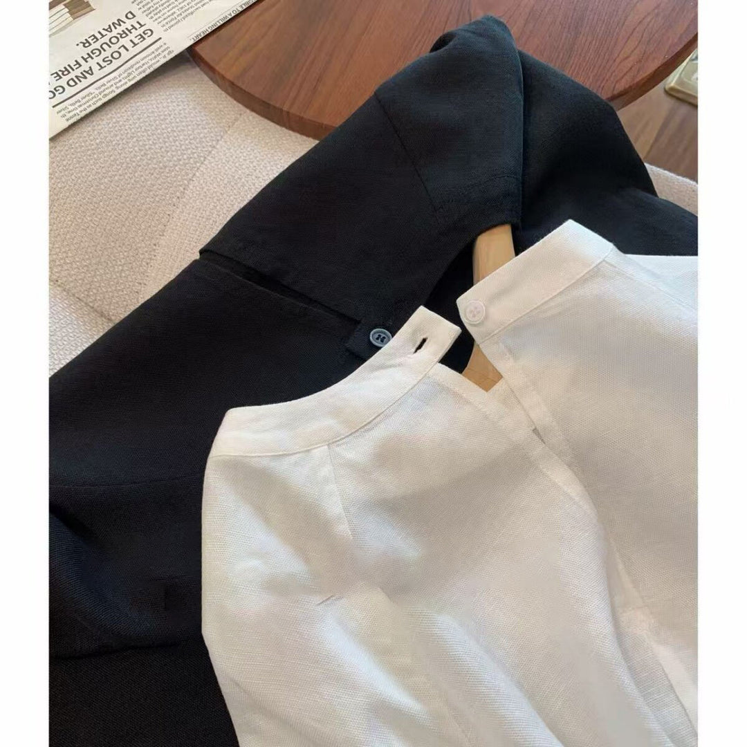 Damen Elegante und luftige Bluse aus feinem Stoff Drune