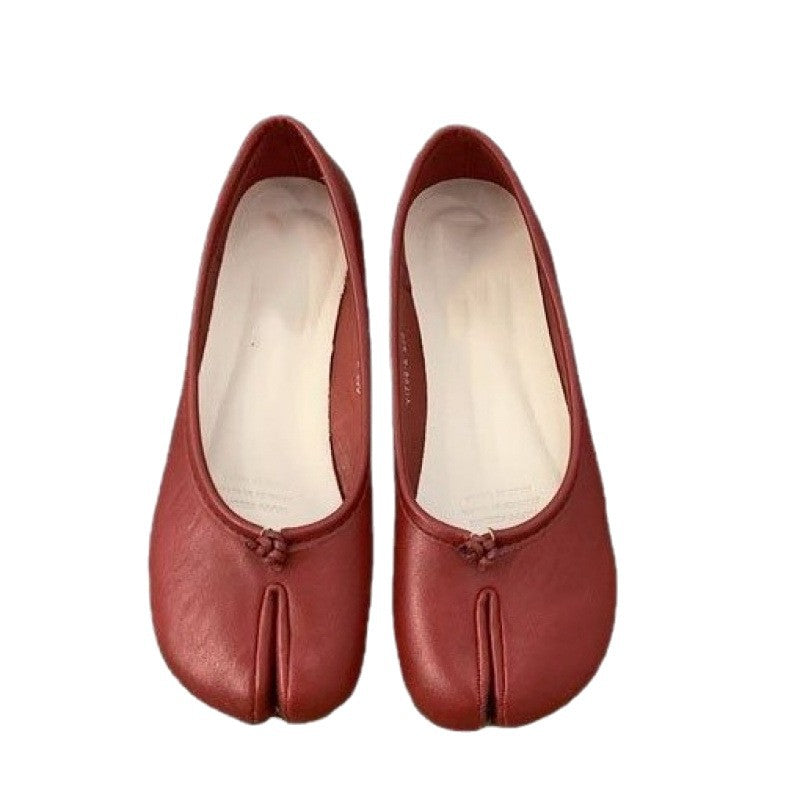 Damen Ballerinas mit eleganter Schlitz-Details und bequemer Innensohle Drune