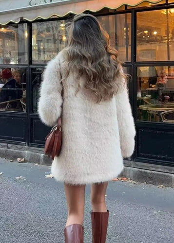 Drune | Elegante Damen Winterjacke mit Weichem Kunstpelz