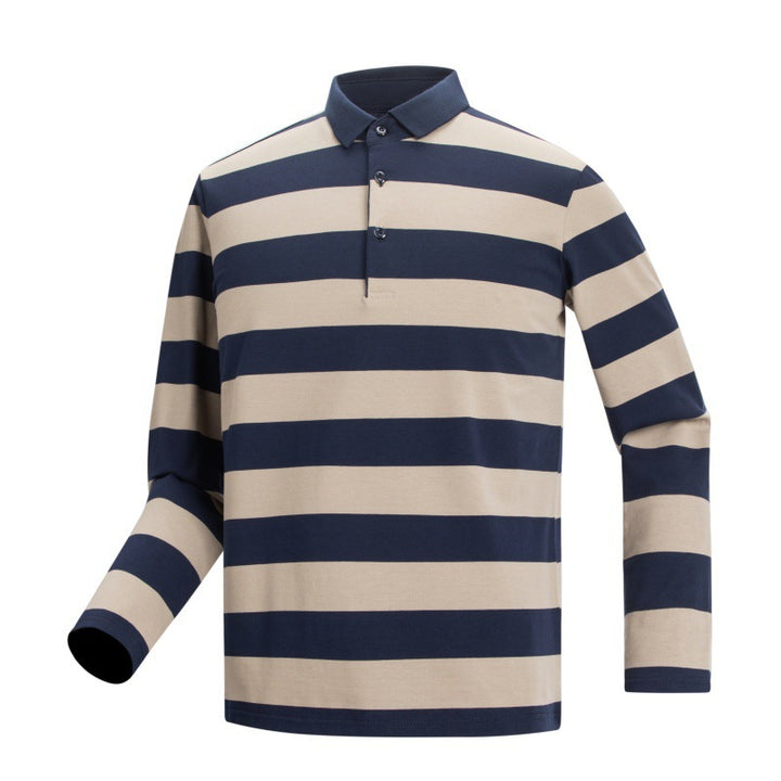 Herren Langarm Polo-Shirt Drune