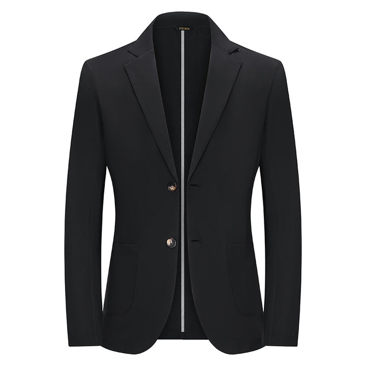 Herren Modernes Slim-Fit Sakko mit schmalem Revers und aufgesetzten Taschen Drune