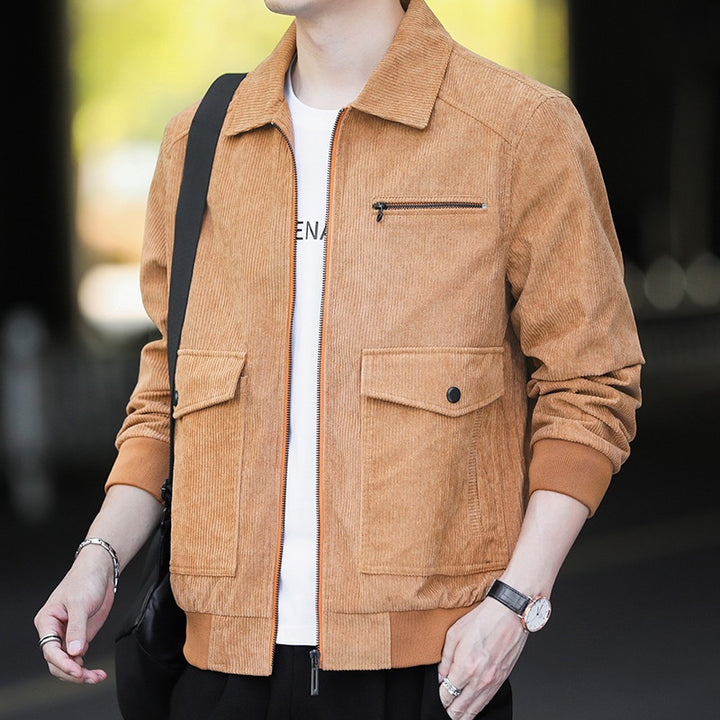 Herren Moderne Utilityjacke mit praktischen Taschen Drune