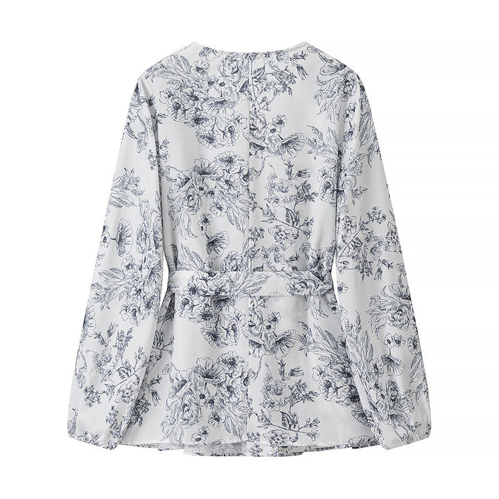 Damen nan Kimono-Shorty-Set aus leichtem Viskosemix mit Bindegürtel und elastischer Taille Drune