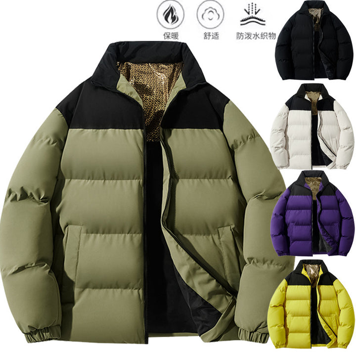 Herren isolierte Steppjacke mit hohem Kragen und praktischen Taschen Drune