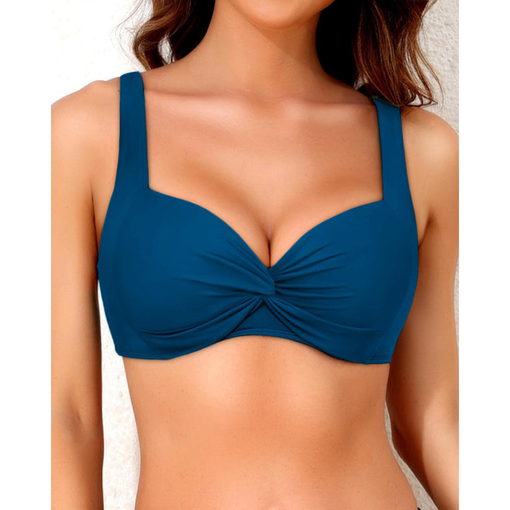 Damen Sportliches Bikinioberteil mit Twisted-Design Drune