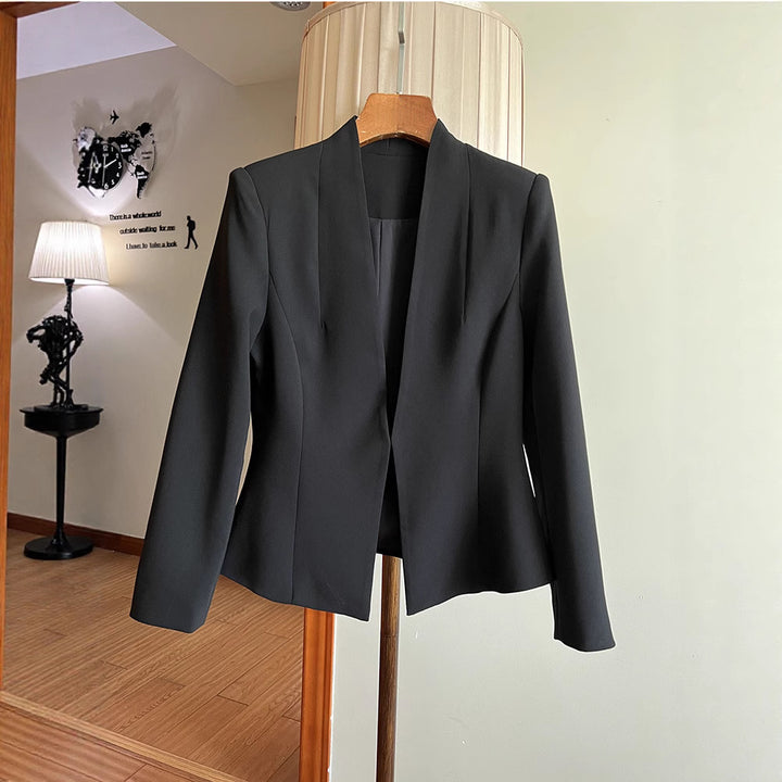 Damen Eleganter Blazer mit asymmetrischem Schnitt Drune