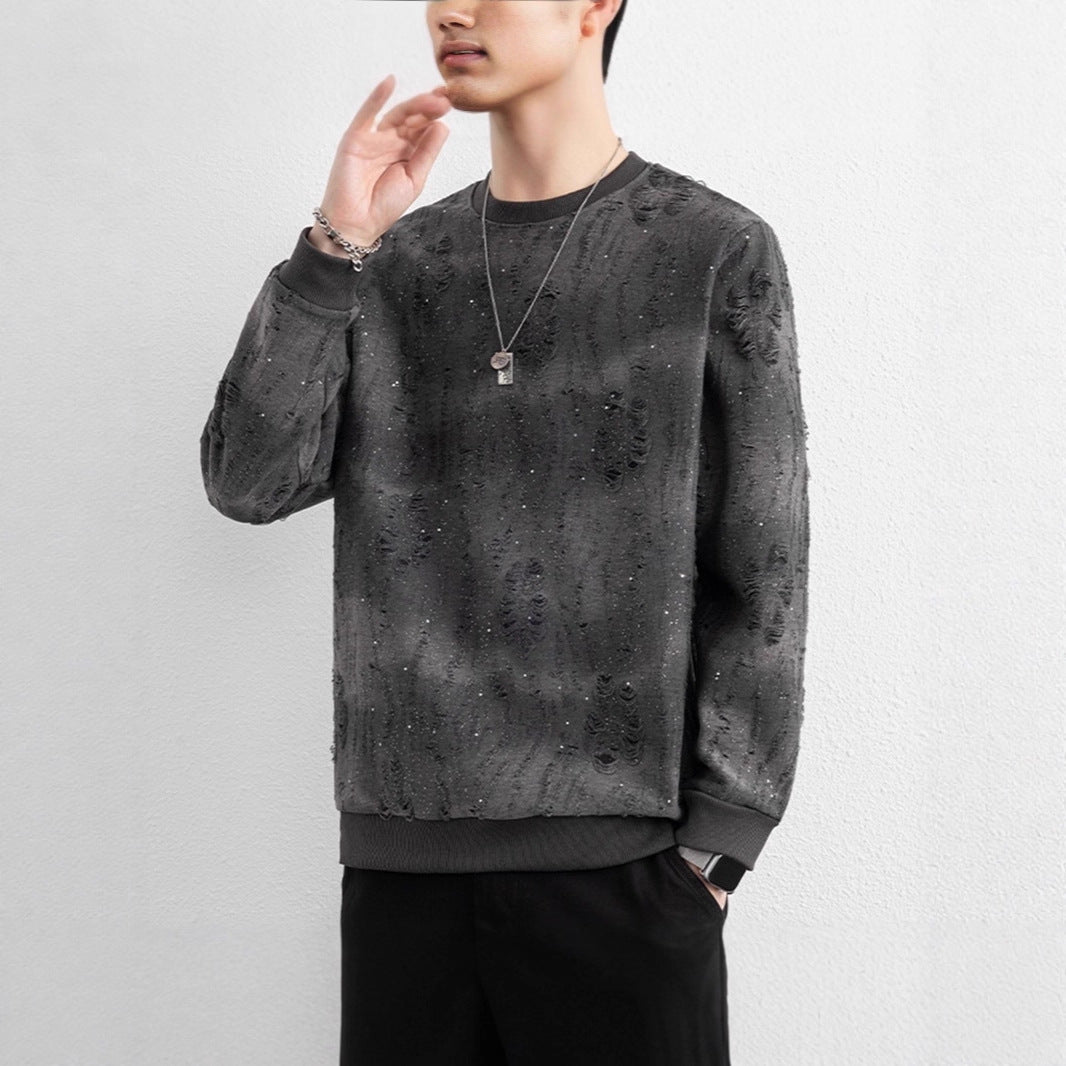 Herren Urbaner Sweatshirt mit funkelndem Design Drune