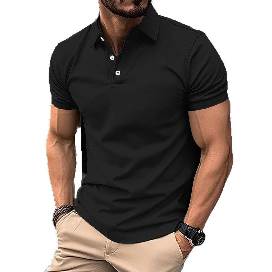 Herren Sport Poloshirt aus atmungsaktivem Material mit klassischem Schnitt Drune