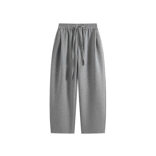 Damen Weite Jogginghose aus Baumwollmischung mit elastischem Kordelbund Drune