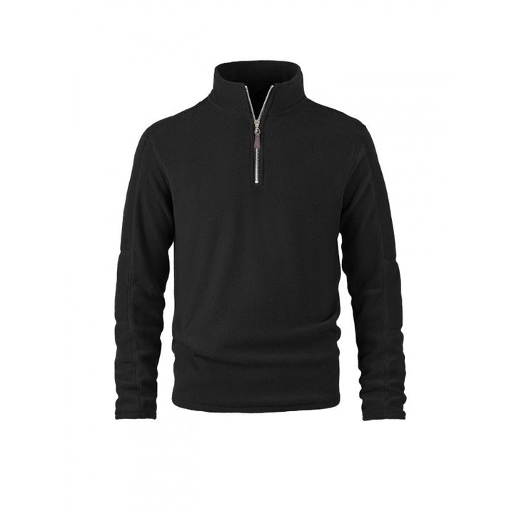 Herren Fleecepullover mit halbem Reißverschluss und Stehkragen Drune