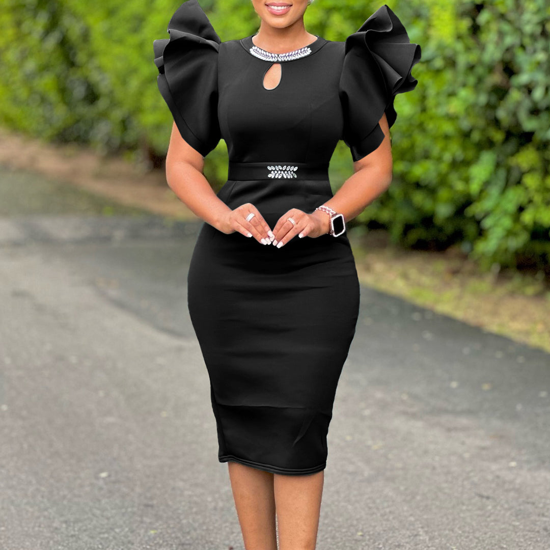 Damen elegante Cocktailkleid Drune